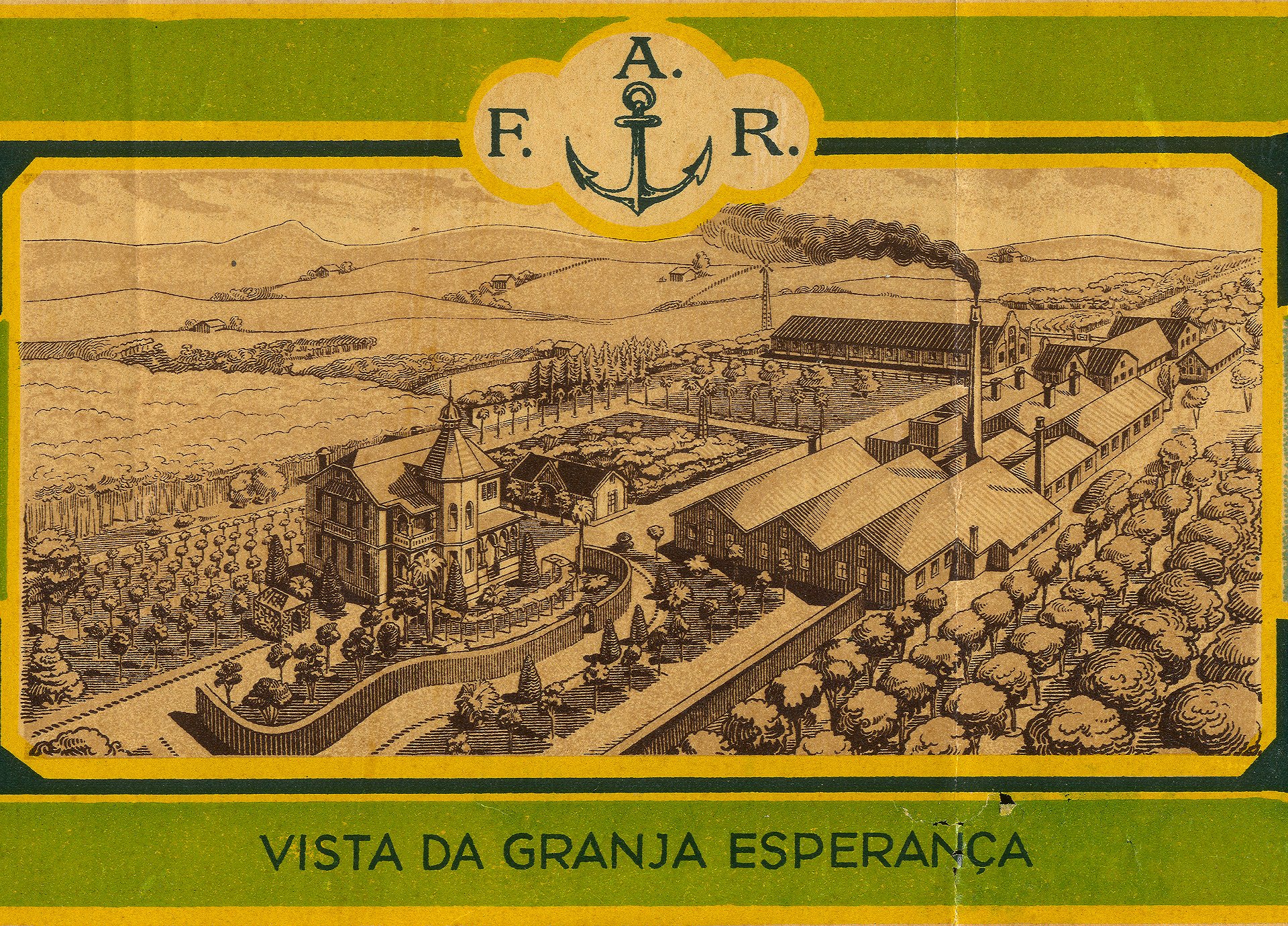 Desenho de Fábrica Idealizado pelo Fundador Frederico Augusto Ritter em 1919